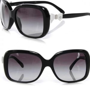 NWOT $1000 Auth Chanel acetate white bow sunglasse